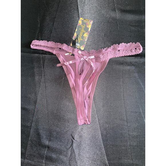 3 PAIR SEVEN TIL MIDNIGHT KEYHOLE THONG PANTIES LINGERIE SIZE 1X NEW - Picture 6 of 10